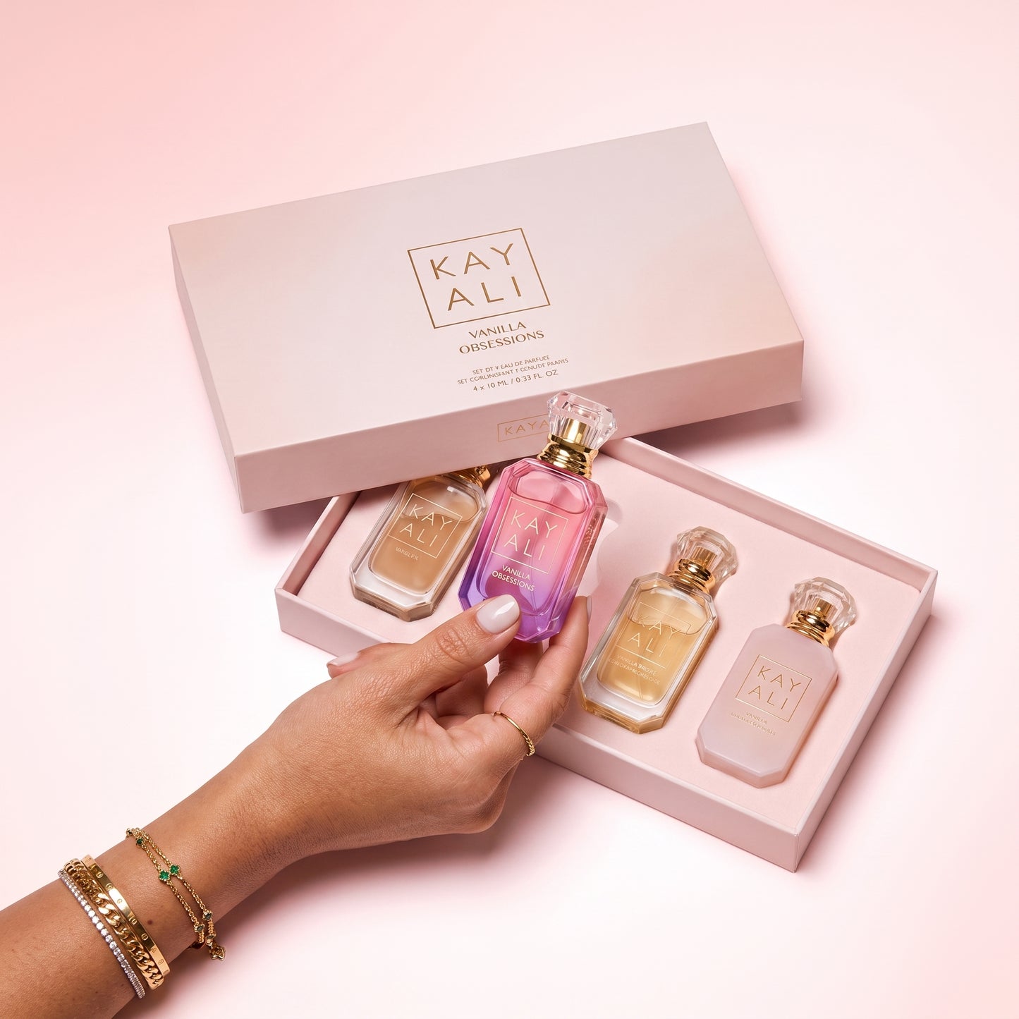 378 -COFFRET KAYALI VANILLA MINIATURE OBSESSION PERFUME SET (Version Inspirée – Qualité Premium)