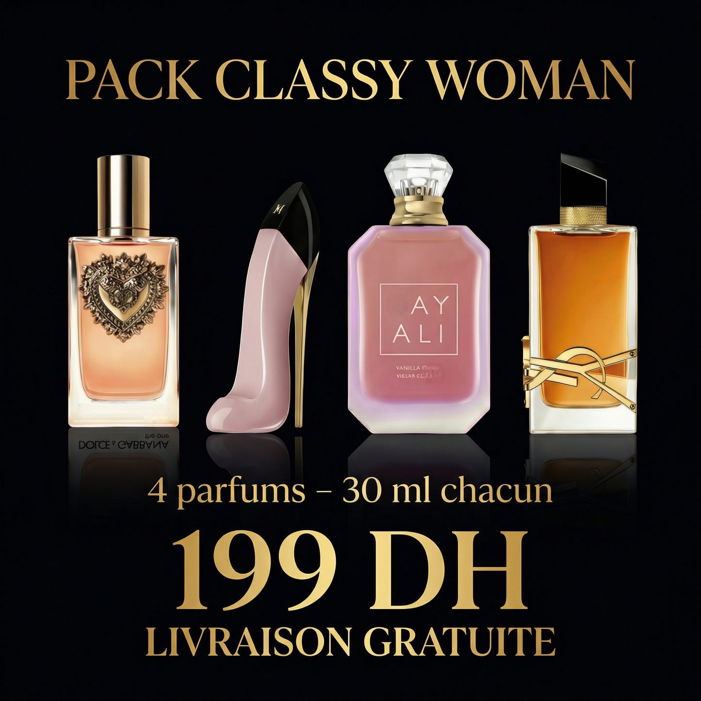 PACK CLASSY WOMAN 30MLX4