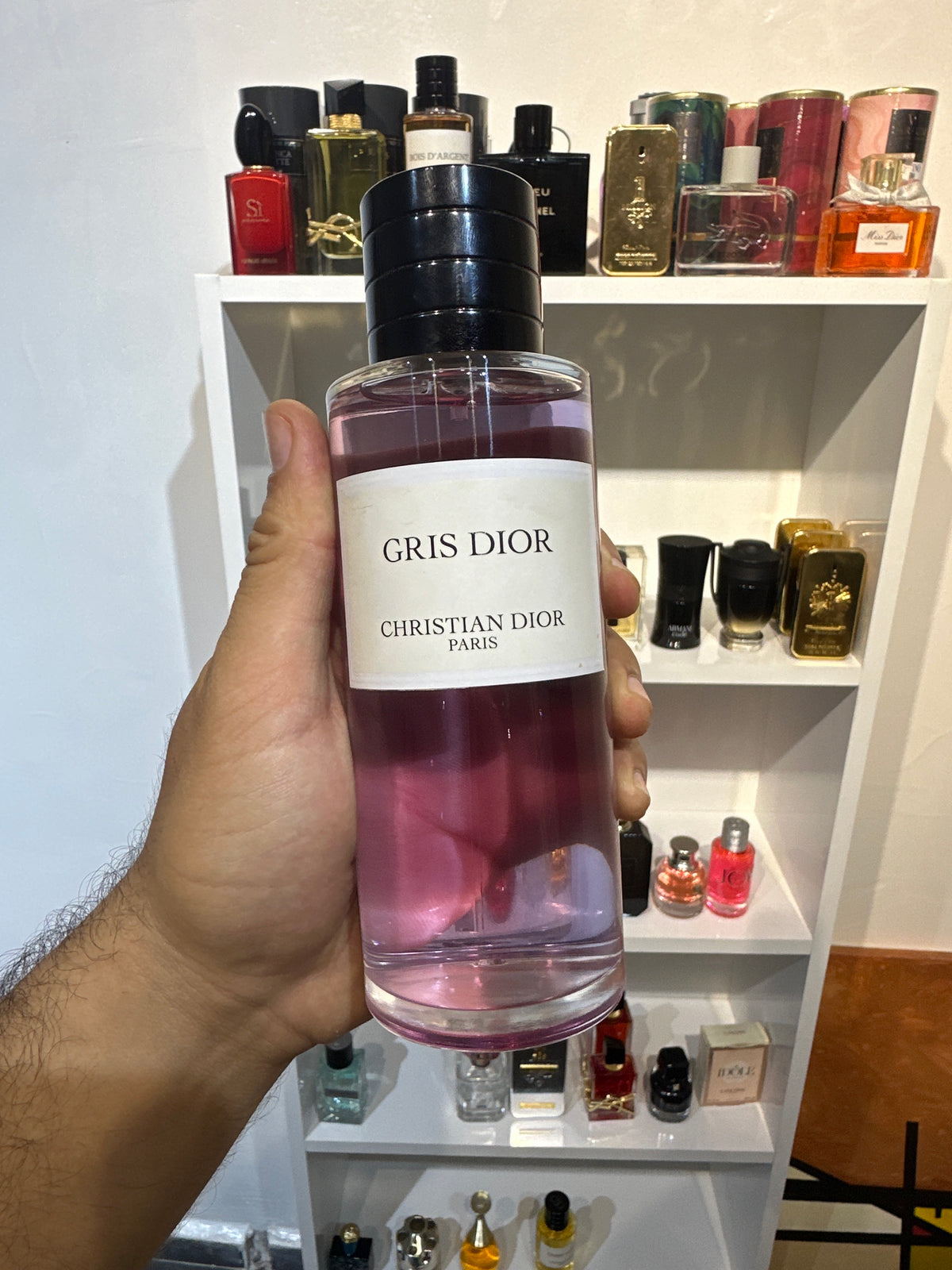 Gris dior 250 ml complet flacon original remplie avec gris Montaigne