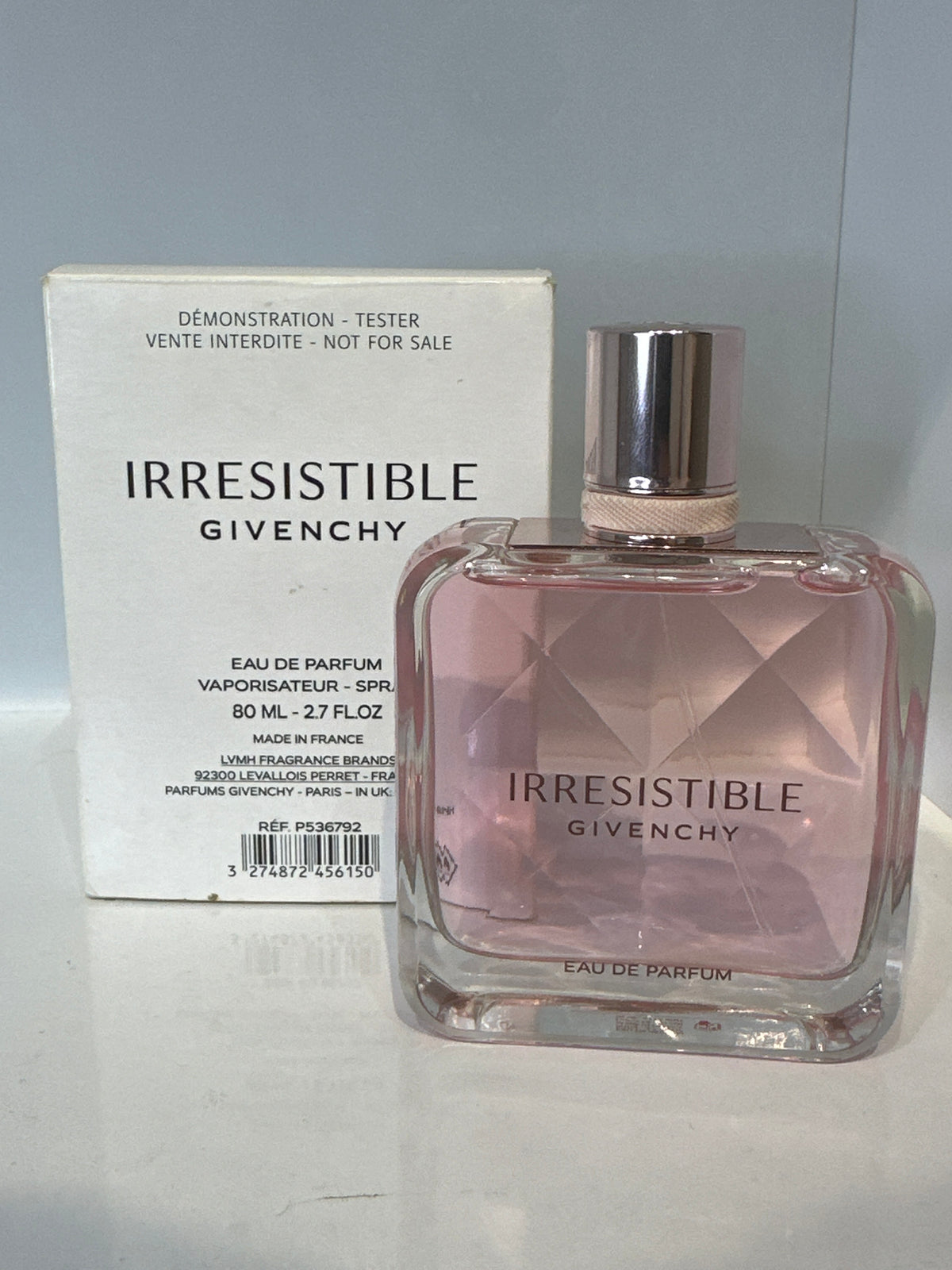 Irrésistible Givenchy 80 ml flacon testeur original rempli avec inspiration