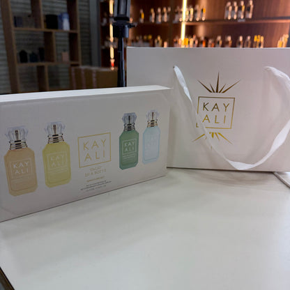 376 -COFFRET KAYALI 10MLX4 VACAY IN A BOTTLE (Version Inspirée – Qualité Premium)