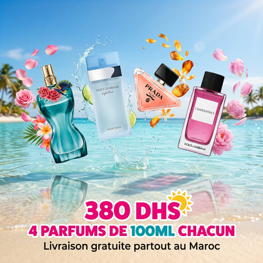 362 - PACK SUMMER FEMME MAGNIFIQUE 100ML X 4