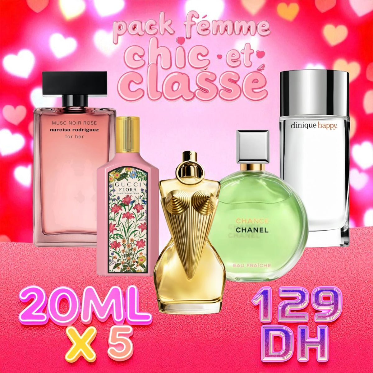 FEMME CHIC ET CLASSE 20 ml x 5
