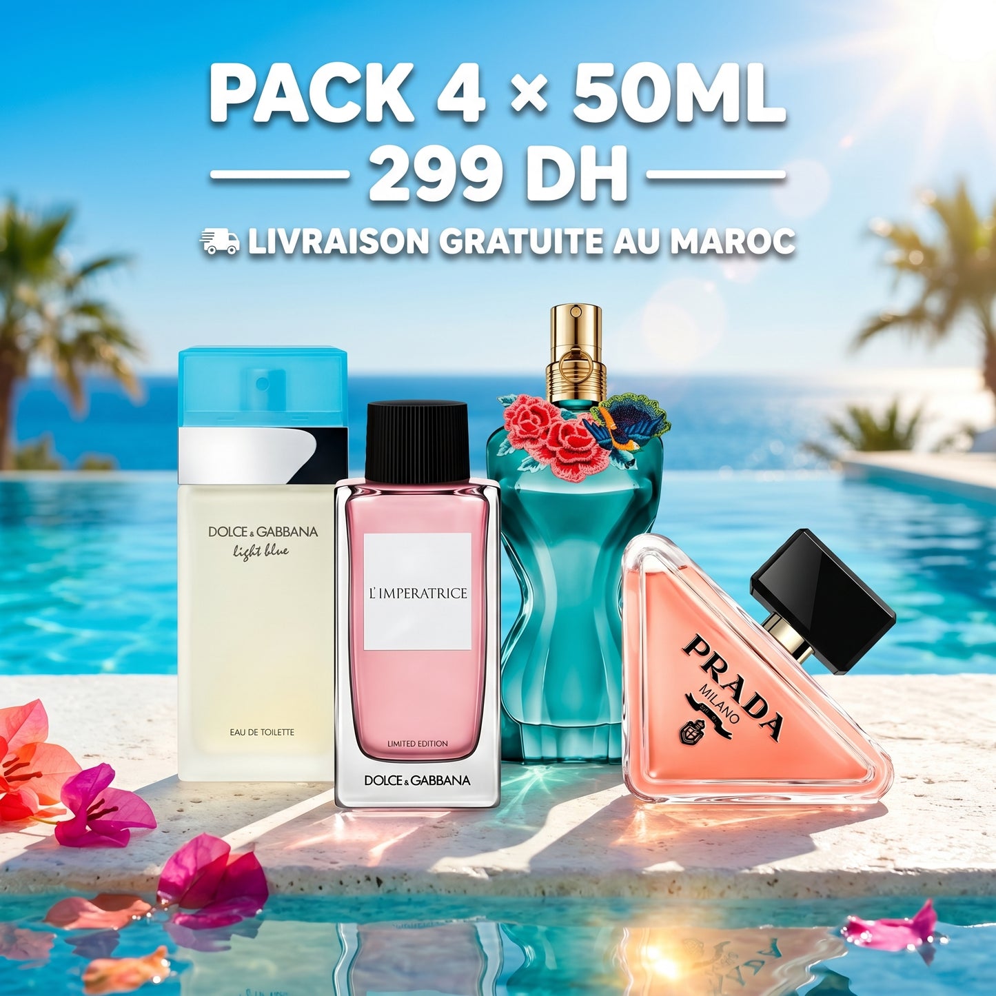 357 - PACK BEAUTIFUL SUMMER GIRL 50ML X 4