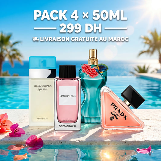 357 - PACK BEAUTIFUL SUMMER GIRL 50ML X 4