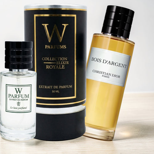 19 - Bois D'Argent Dior pour homme et femme COLLECTION ELIXIR ROYAL