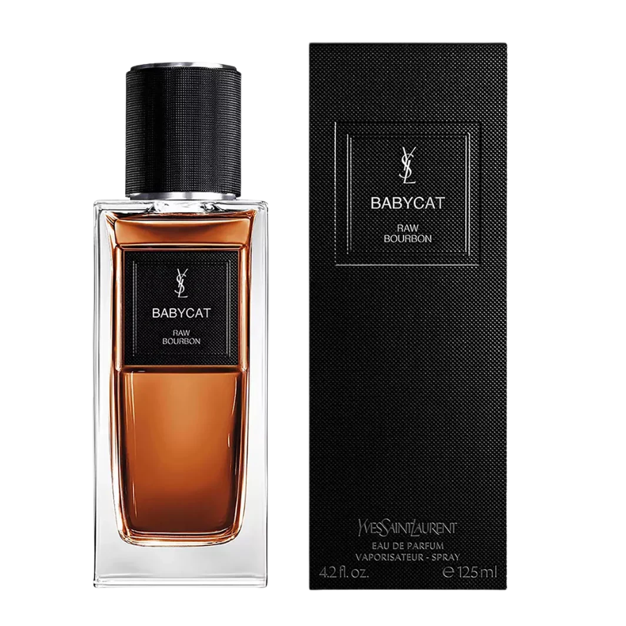 Yves Saint Laurent Babycat Raw Bourbon – flacon avec sa boîte
