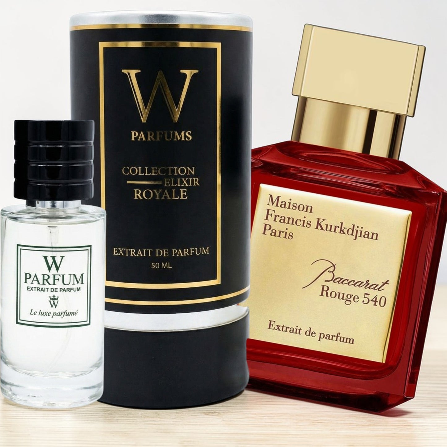14 - Baccarat Rouge 540 Extrait de Parfum Maison Francis Kurkdjian pour homme et femme COLLECTION ELIXIR ROYAL