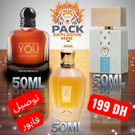 PACK EXPLOSIVE MEN 50MLX 3