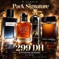 Pack Signature W Parfum — quatre inspirations, 4 × 50 ml, 299 DH, livraison gratuite