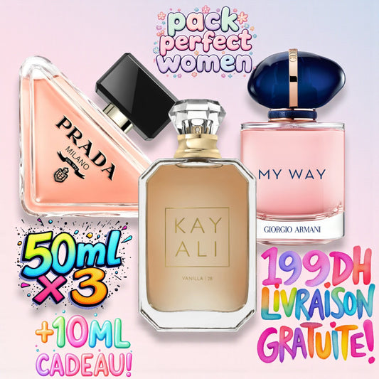 PACK PERFECT WOMEN 50ML X 3