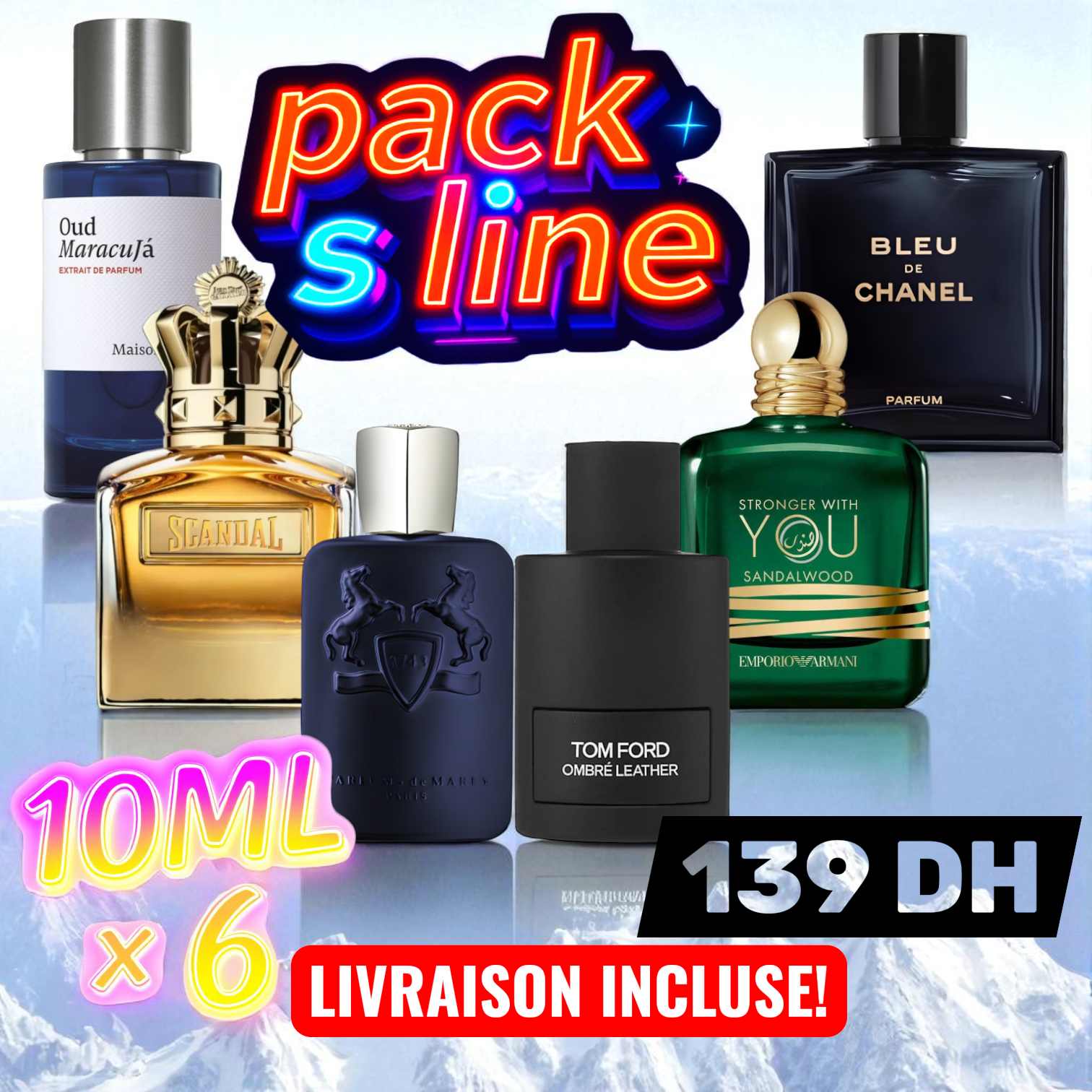PACK S LINE HOMME 10ML X 6